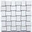 Bazalt Grey Polished Tru-Stone 2x2 Basketweave Mosaic Porcelain Tile $5.39 /sq.ft