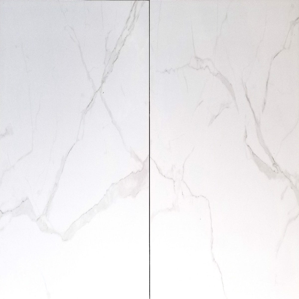24x24 Gray White Calacutta Polished Floor & Wall Porcelain Tile $3.35 /sq.ft