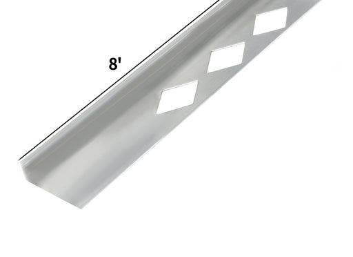 3/8''*8' METAL L-CHANNEL CHROME