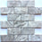 Concave Silver Matte Tru-Stone Mosaic Porcelain Tile 2x4 $5.56 /sq.ft