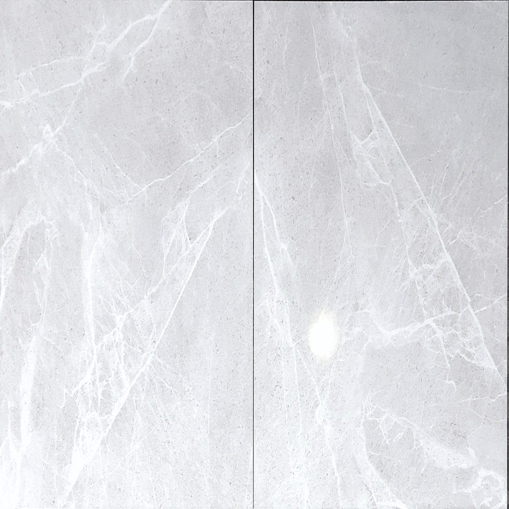 24x24 Gray White Eclipse Light TaupePolished Floor & Wall Porcelain Tile $3.35 /sq.ft