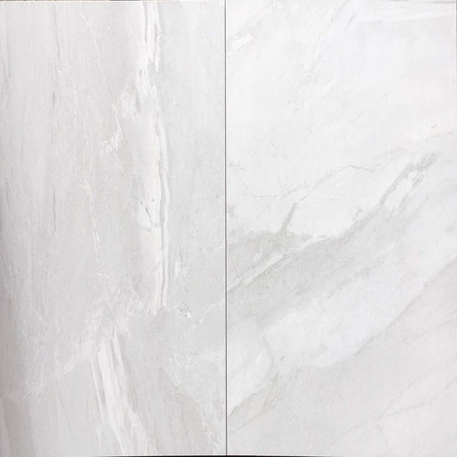 24x24 Gray White Elite Smoke Gray Polished Floor & Wall Porcelain Tile $3.35 /sq.ft