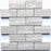 Elora Grey Tru-Stone Mosaic Porcelain Tile (2"x4") $5.56 /sq.ft