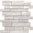 Elora Grey Tru-Stone Polished Random Strips Mosaic Porcelain Tile (12"x13") $5.55 /sq.ft