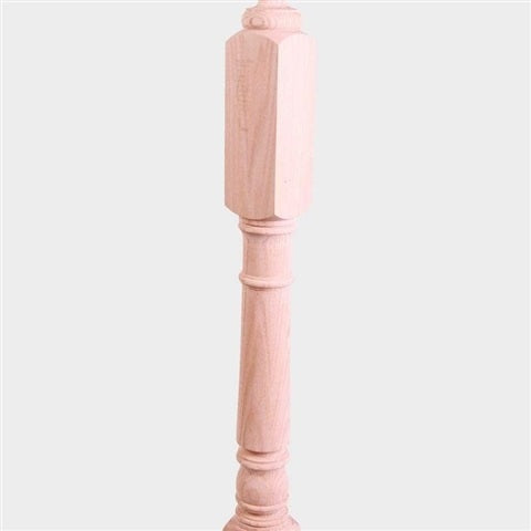 Round Style Newel - 3" x 48" - Staircase Post