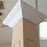 MDF Post cover 96" X 6-1/2" with moulding