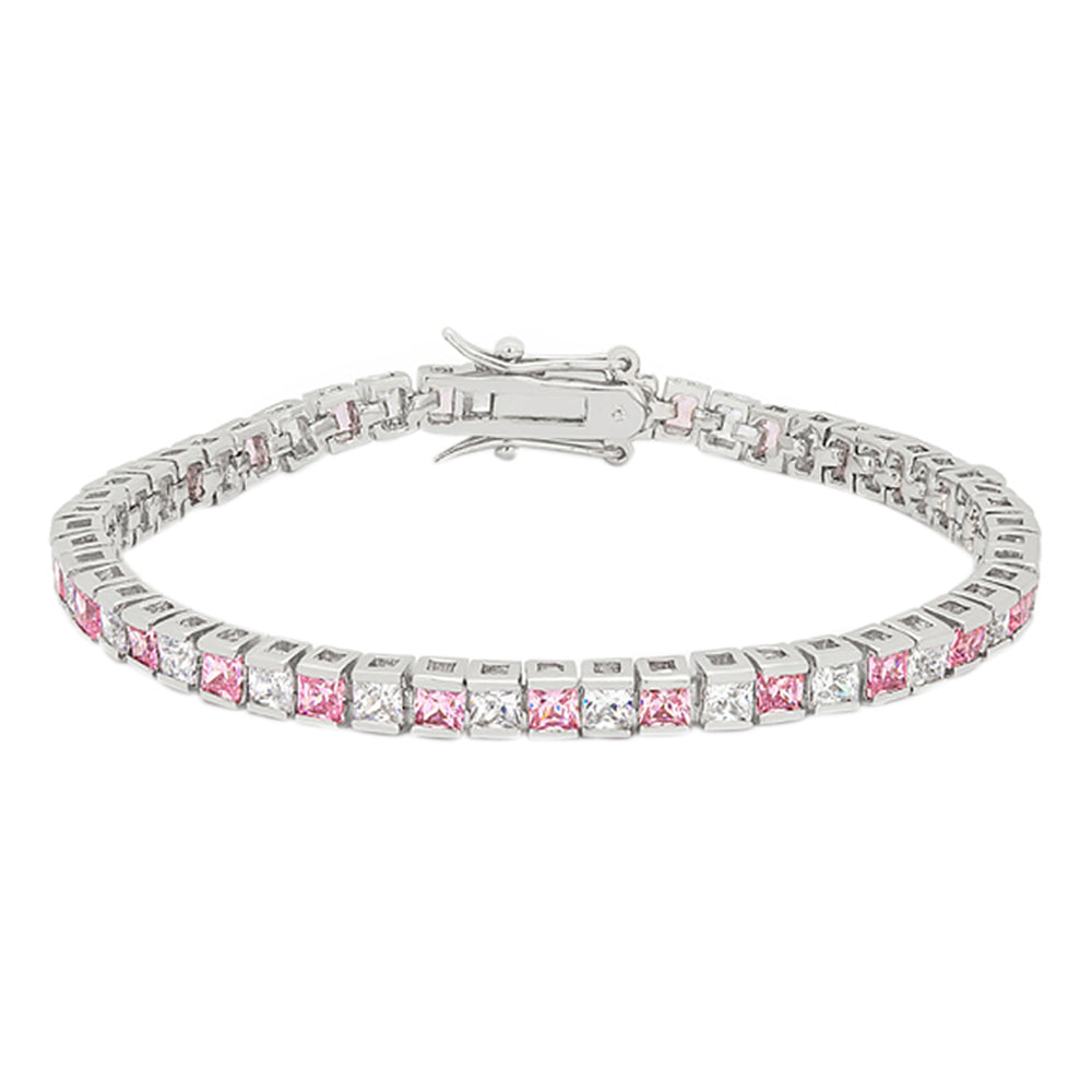 J Goodin Contemporary Fashion Style Valentine Cubic Zirconia Tennis Bracelet For Women
