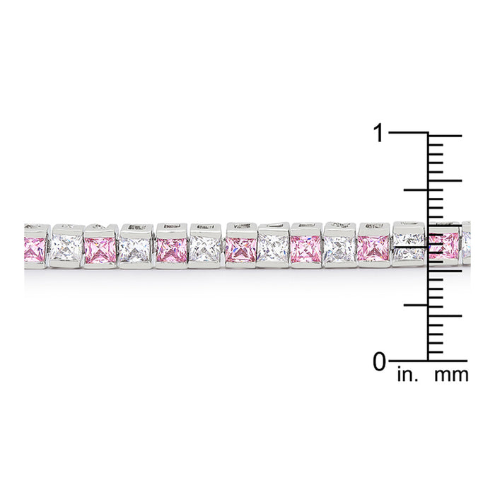 J Goodin Contemporary Fashion Style Valentine Cubic Zirconia Tennis Bracelet For Women