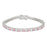 J Goodin Contemporary Fashion Style Valentine Cubic Zirconia Tennis Bracelet For Women