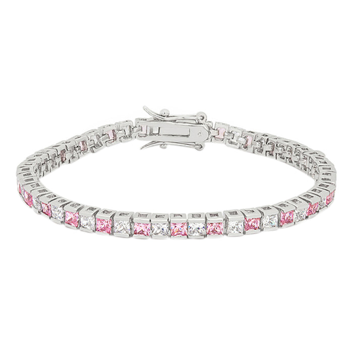 J Goodin Contemporary Fashion Style Valentine Cubic Zirconia Tennis Bracelet For Women