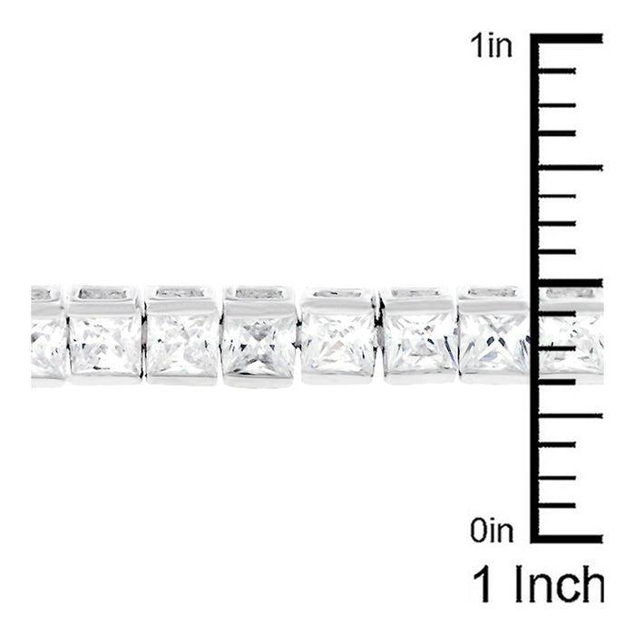 J Goodin Contemporary Fashion Style Clear Cubic Zirconia Tennis Bracelet For Women