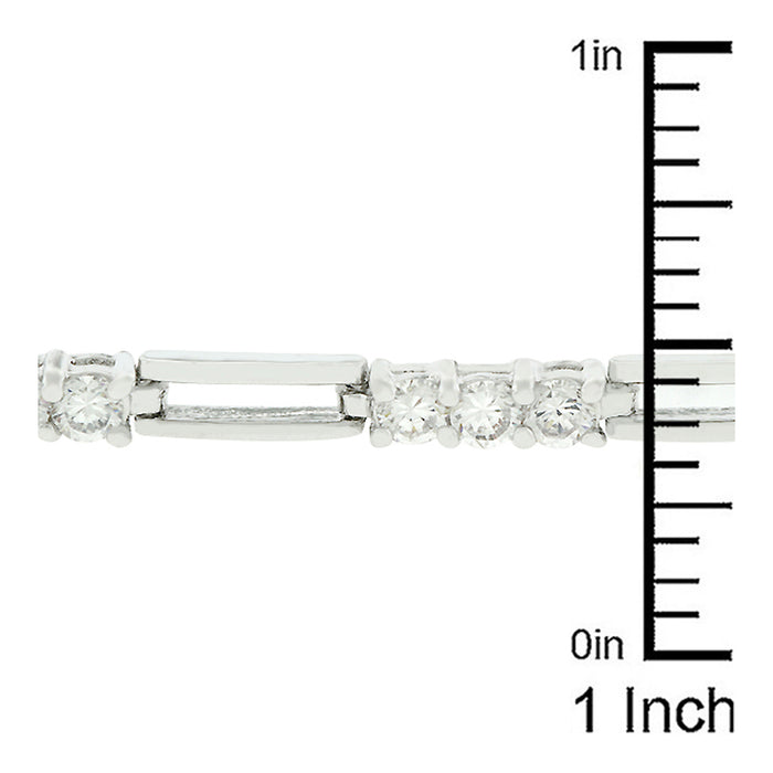 J Goodin Contemporary Fashion Style Elegant Triplet Cubic Zirconia Bracelet For Women