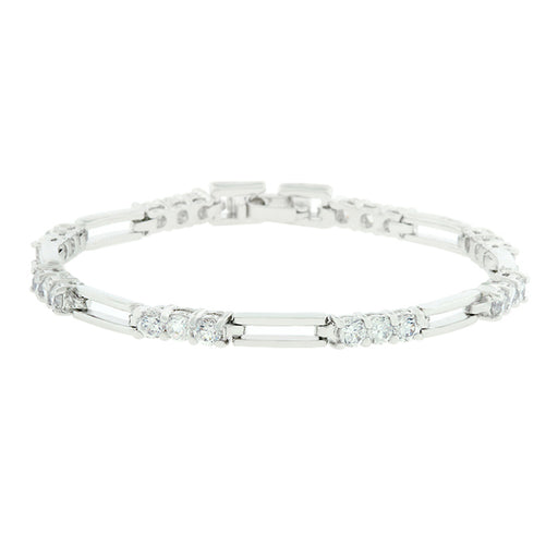 J Goodin Contemporary Fashion Style Elegant Triplet Cubic Zirconia Bracelet For Women