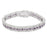 J Goodin Contemporary Fashion Style Balboa Purple Cubic Zirconia Bracelet For Women
