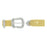 J Goodin Contemporary Fashion Style Goldtone Finish Buckle Bracelet For Women