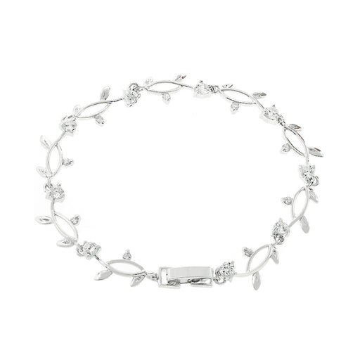 J Goodin Contemporary Fashion Style Nathan's Vine Cubic Zirconia Bracelet For Women