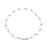 J Goodin Contemporary Fashion Style Silvertone Finish Cubic Zirconia Elegant Eternity Bracelet For Women