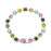 J Goodin Contemporary Fashion Style Spring Fling Cubic Zirconia Silvertone Finish Bracelet For Women