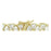 J Goodin Anniversary Wedding Style Cubic Zirconia Goldtone Finish Remembrance Bracelet For Women