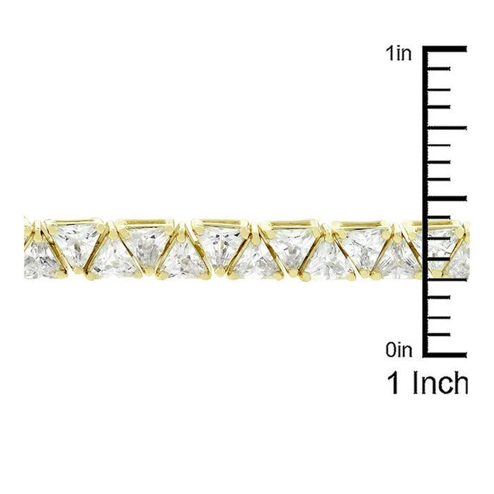 J Goodin Anniversary Wedding Style Cubic Zirconia Goldtone Finish Remembrance Bracelet For Women