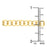 J Goodin Contemporary Fashion Style Goldtone Finish Heart Bracelet For Women