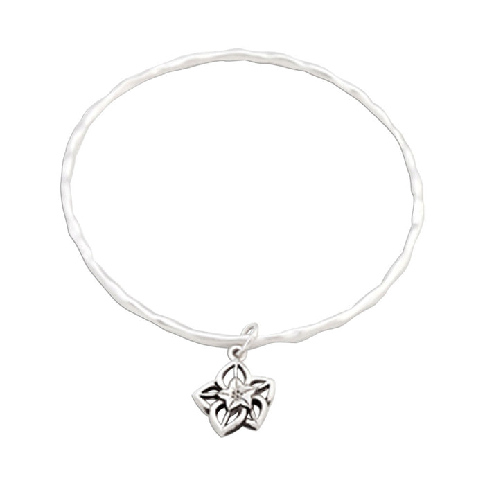 J Goodin Solitaire Filigree Heart Charm Bracelet
