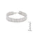 J Goodin Classic Contemporary Fashion Style Chevron Cubic Zirconia Silvertone Finish Tennis Bracelet For Women
