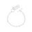J Goodin Charm Contemporary Style Cubic Zirconia Silvertone Finish Faith Charm Bracelet For Women