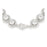 J Goodin Silvertone finish Anniversary Bridal Wedding Style Elegant Halo Edition Classic Bracelet