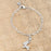 J Goodin Carol 0.8 ct CZ Rhodium Pave Disc Bracelet