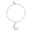 J Goodin Carol 0.8 ct CZ Rhodium Pave Disc Bracelet