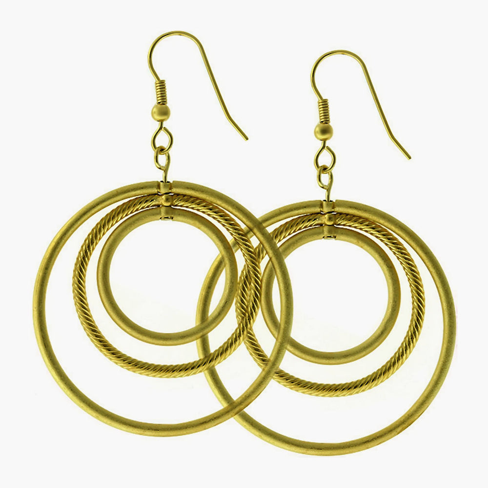 Golden Illusion Earrings