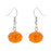 J Goodin Simulated Crystals Fashion Contemporary Style Orange Faceted Bead Earrings