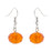 J Goodin Simulated Crystals Fashion Contemporary Style Orange Faceted Bead Earrings