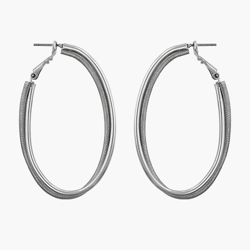 Two-texture Hooplet Earrings