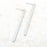 J Goodin Carolee Rhodium Stainless Steel Long Line Drop Earrings