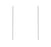 J Goodin Carolee Rhodium Stainless Steel Long Line Drop Earrings