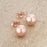 J Goodin Julia Rose Gold Sphere Stud Earrings