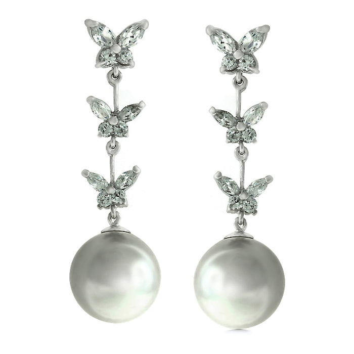 Butterfly Pearl Dangle