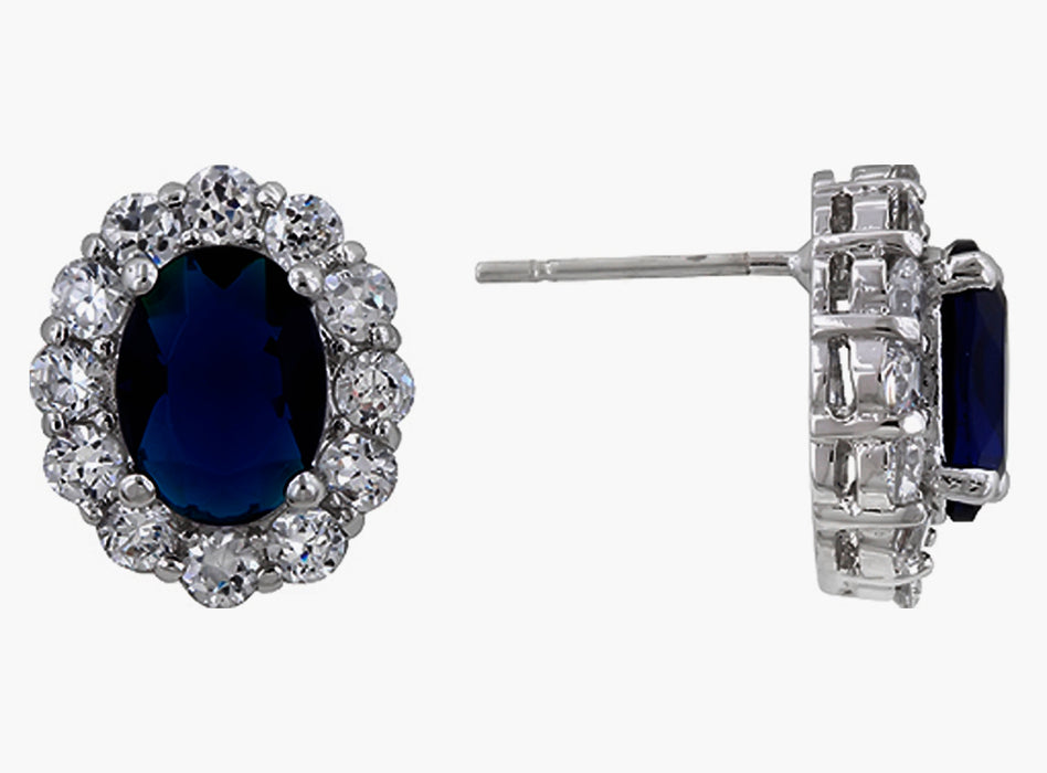 Royal Wedding Sapphire Earrings