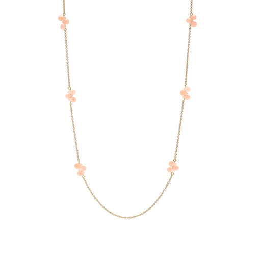 36 Inch Beaded Station Necklace