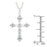 J Goodin Cubic Zirconia Fashion Religious Symbolic Style Brilliant Cubic Zirconia Cross Pendant