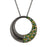 Black Rhodium Hooplet Pendant