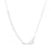 J Goodin Trendy Women Jewelry Elaina White Gold Rhodium Stainless Steel Z Initial Necklace