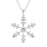 Silvertone Snowflake Pendant