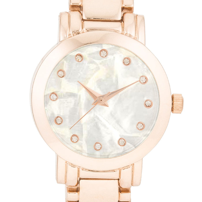 J Goodin Stylish Women's Rose Gold Watch With Crystals