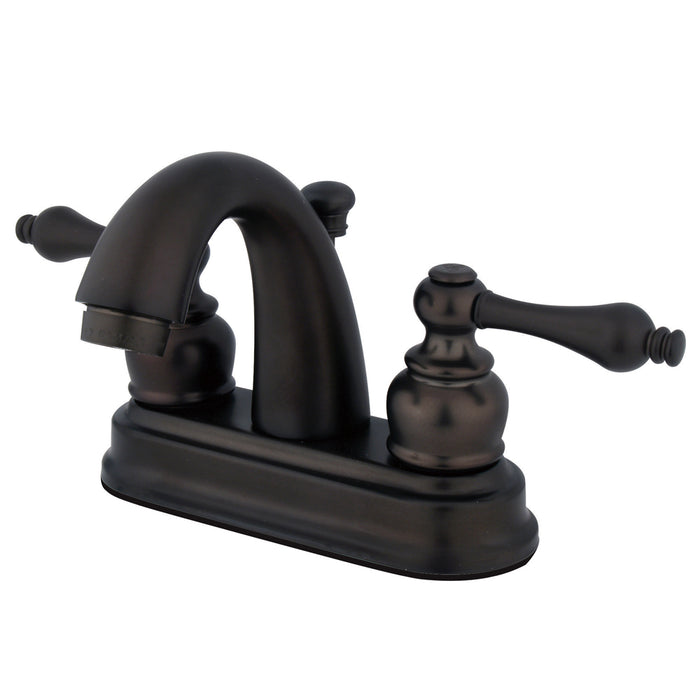 Kingston Brass Fb5615al 4-inch Centerset Lavatory Faucet, Oil Rubbed Bronze - Oil Rubbed Bronze