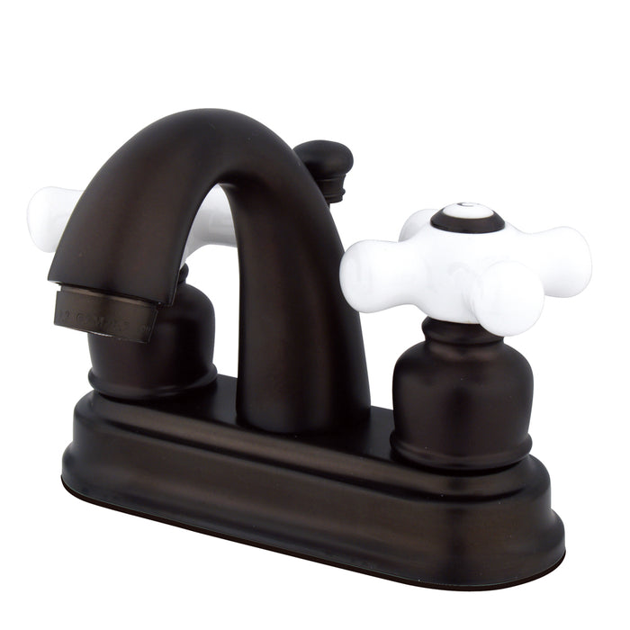 Kingston Brass Fb5615px 4-inch Centerset Lavatory Faucet, Oil Rubbed Bronze - Oil Rubbed Bronze