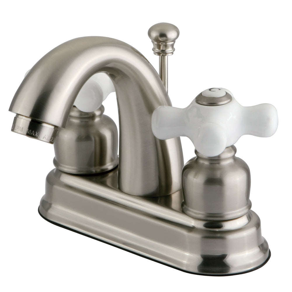Kingston Brass Fb5618px 4-inch Centerset Lavatory Faucet, Satin Nickel - Satin Nickel