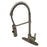 Gourmetier Gs8778ctl Single Handle Pull Down Sprayer Faucet, Satin Nickel - Satin Nickel